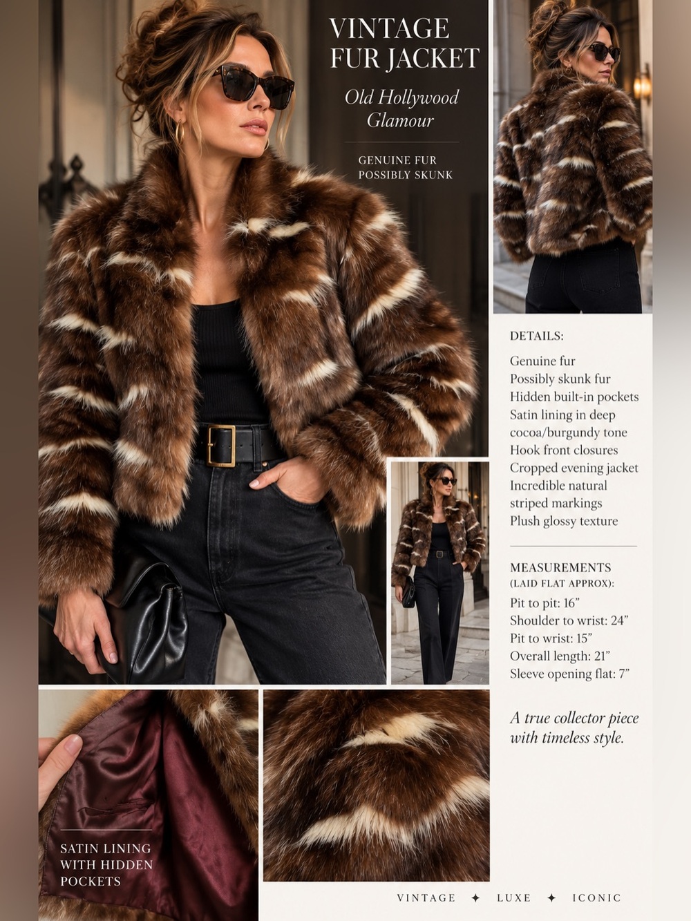 Vintage Gen Fur unknown – Old Hollywood Glam
